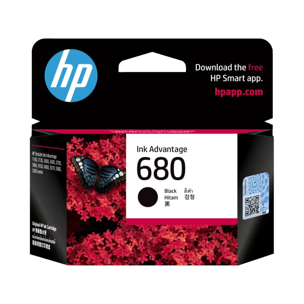 HP Genuine Ink Cartridge 680 Black view 2